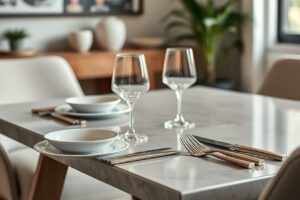 Materiais para Mesa de Jantar: Durabilidade e Estilo