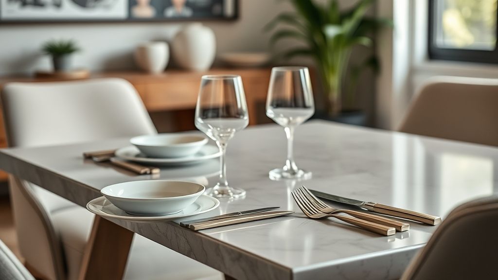 Materiais para Mesa de Jantar: Durabilidade e Estilo