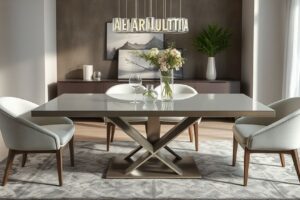 Mesas Retangulares: Elegância e Funcionalidade para Grandes Famílias