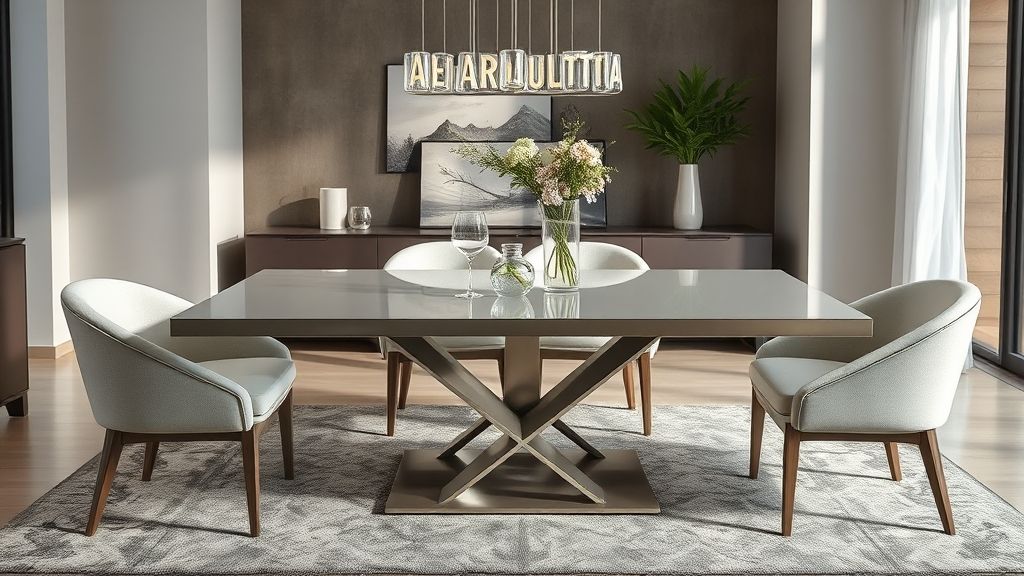 Mesas Retangulares: Elegância e Funcionalidade para Grandes Famílias